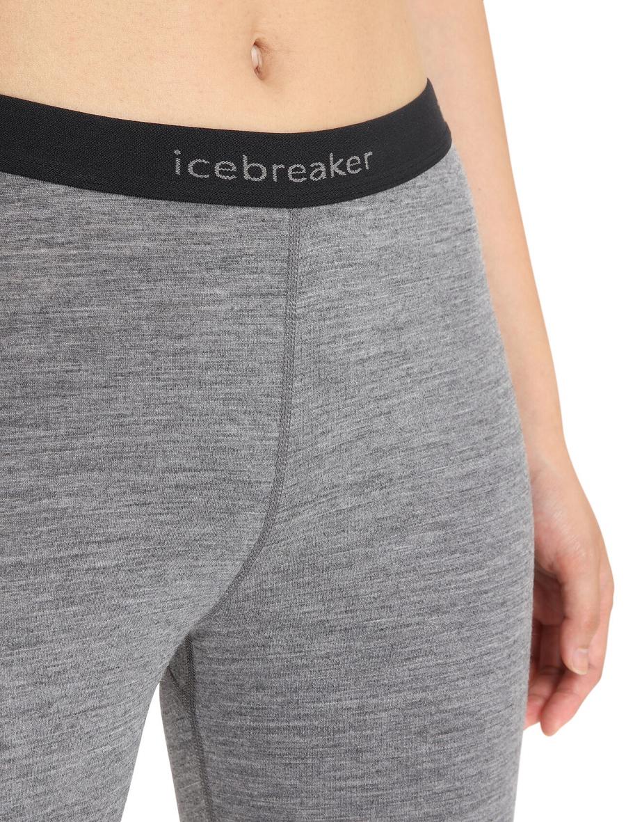 Icebreaker Merino 200 Oasis Thermal Leggings Naisten Base Layers Harmaat | FI 1918JPQJ